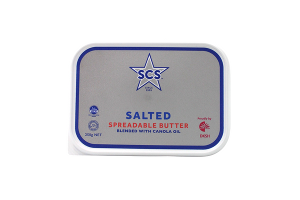 SCS Spreadable Butter Salted 250g