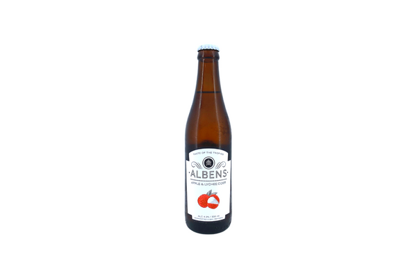 Albens Cider Apple & Lychee (Bottle) alc. 4.9% 330ml