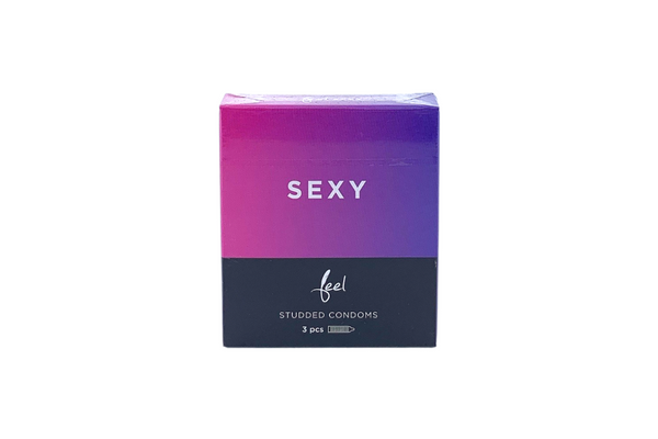 Feel Condoms Sexy (Studded) 3 pieces