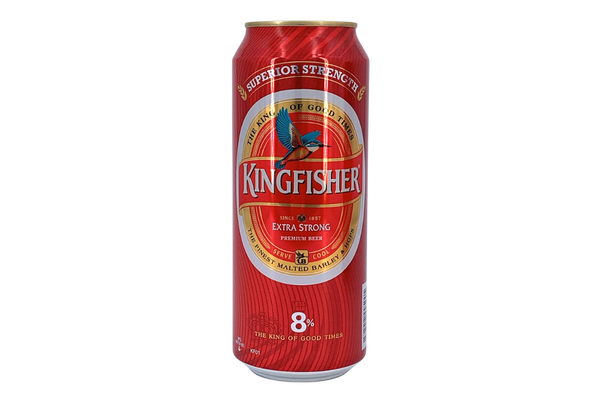 Kingfisher Extra Strong Premium Beer (Can) alc. 8.0% 490ml