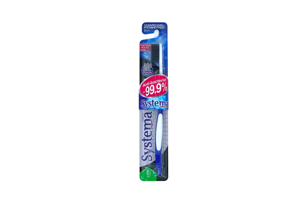 Lion Systema Toothbrush Charcoal Powered Bristles