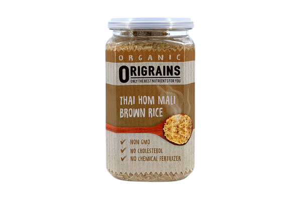 OriGrains Organic Thai Hom Mali Brown Rice 750g