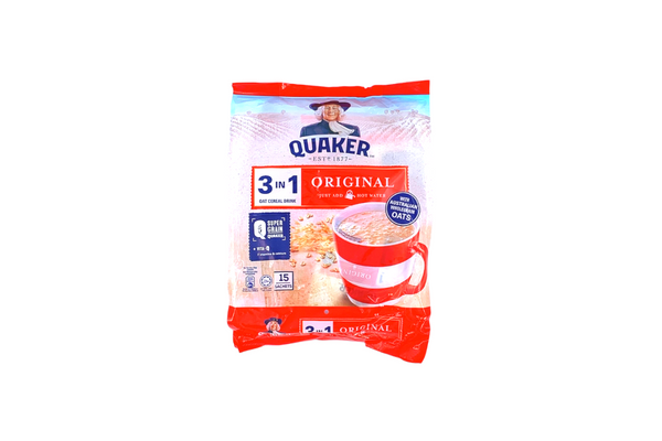 Quaker 3-in-1 Oat Cereal Drink Original 15 X 28g