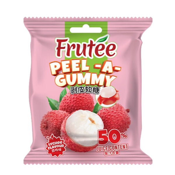 Frutee Peel A Gummy Lychee 40g