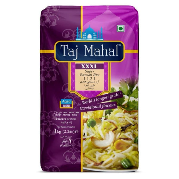 Taj Mahal Basmati Rice XXXL Super 1121 1kg