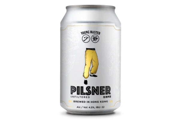 Young Master Pilsner Unfiltered (Can) alc. 4.5% 330ml