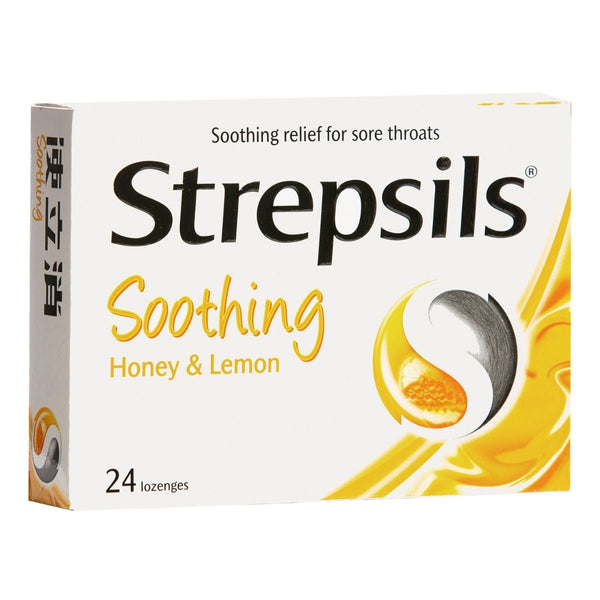 Strepsils Soothing Honey & Lemon 24 pieces