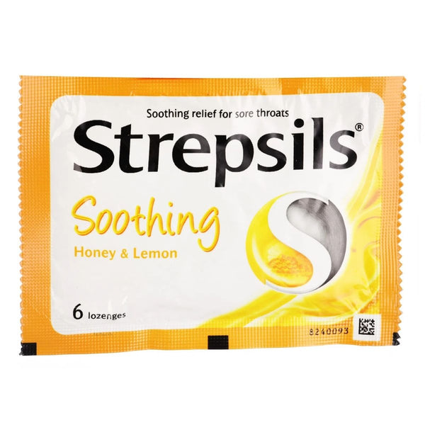 Strepsils Soothing Honey & Lemon 6 pieces