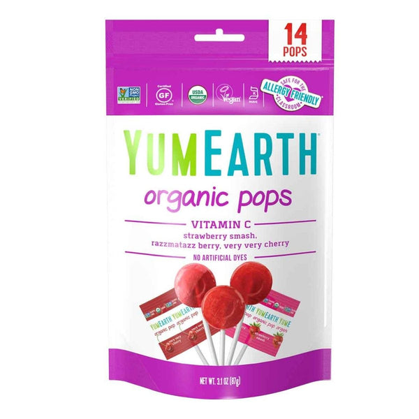 YumEarth Organic Lollipops Vitamin C 87g