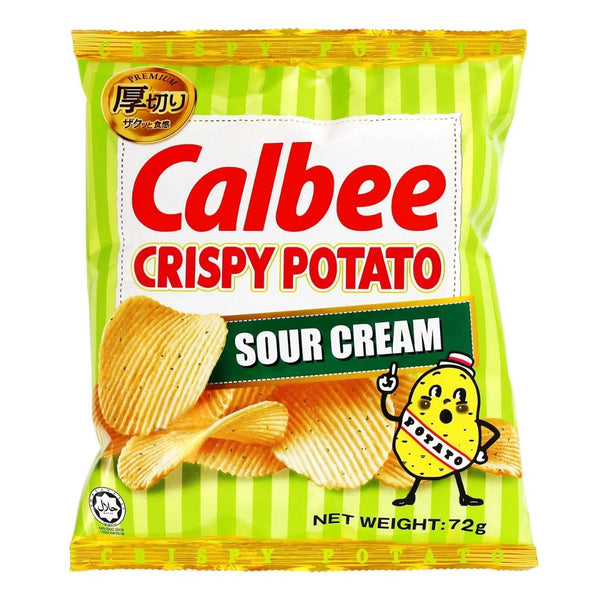 Calbee Crispy Potato Sour Cream 72g