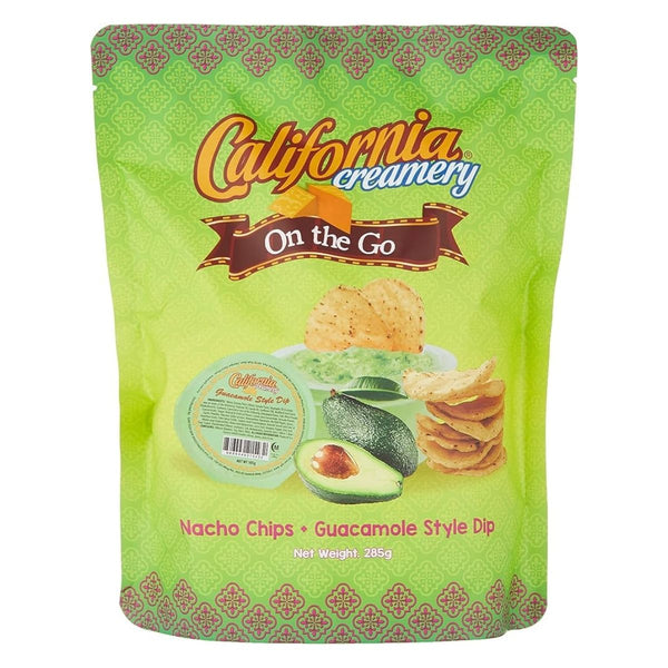 California Creamery Nacho Chips & Guacamole Dip 285g