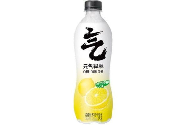 Genki Forest Sparkling Water Lemon 480ml