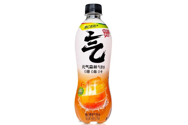 Genki Forest Sparkling Water Orange 480ml