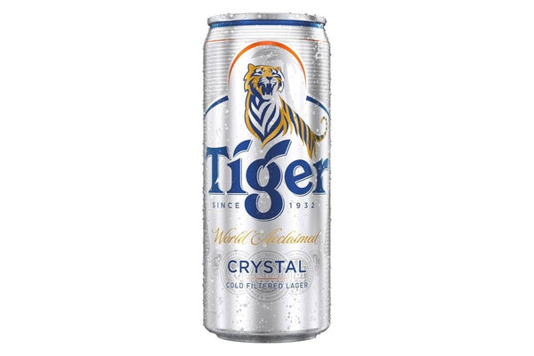 Tiger Crystal Lager (Can) alc. 4.6% 490ml