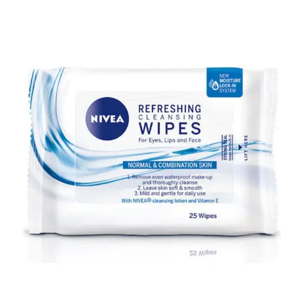 Nivea Cleansing Wipes Refreshing 25 pieces