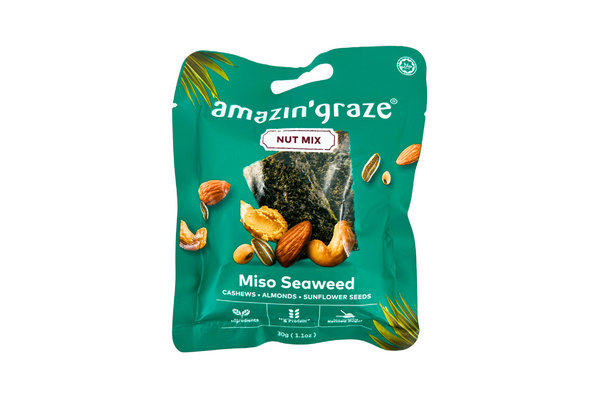 Amazin' Graze Nut Mix Miso Seaweed 30g