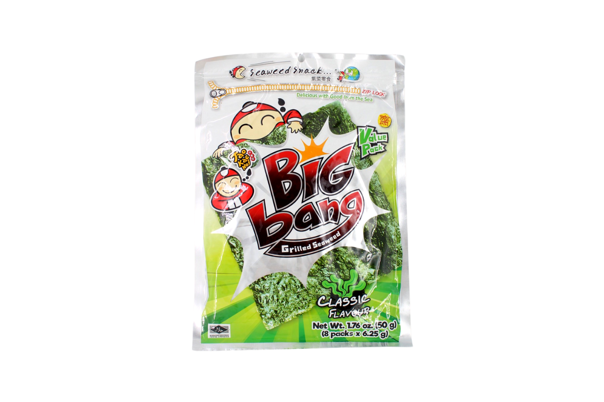 美品 raw life factory Cabanel SEAWEED Big Bang Grilled Seaweed Classic 50g – uMart Singapore