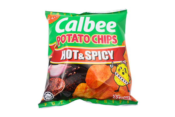 Calbee Potato Chips Hot & Spicy 72g