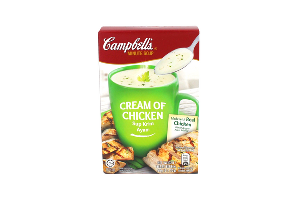 Campbell's Minute Soup Cream Of Chicken 3 X 22g
