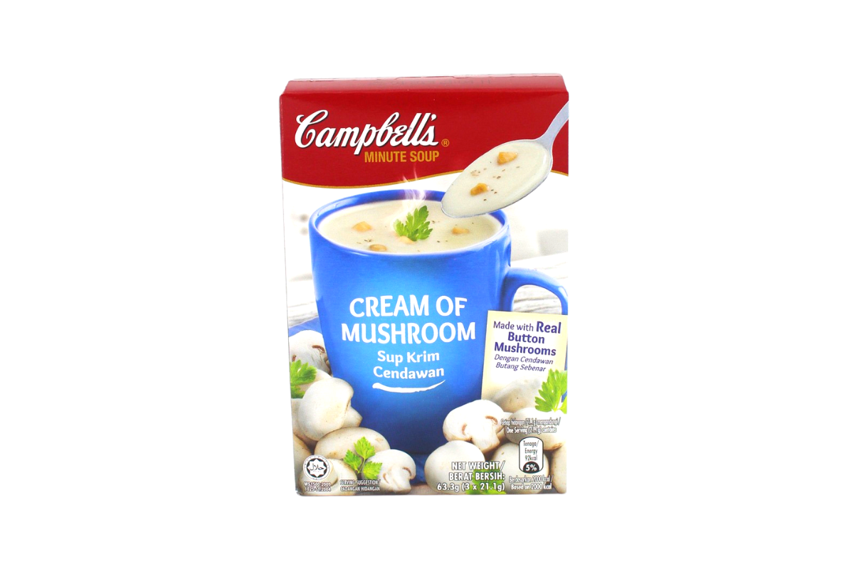 Campbell's Minute Soup Cream Of Mushroom 3 X 21.1g – uMart Singapore