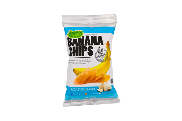 Everything Banana Banana Chips Roasted Garlic 80g