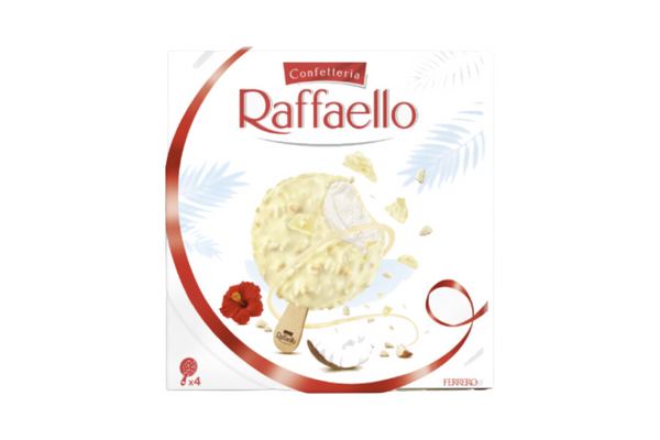Ferrero Rocher Ice Cream Sticks Raffaello 4 X 70ml