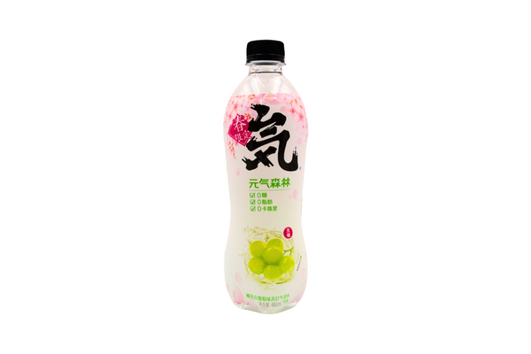 Genki Forest Sparkling Water Sakura White Grape 480ml