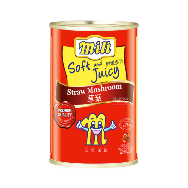Mili Canned Straw Mushrooms 400g