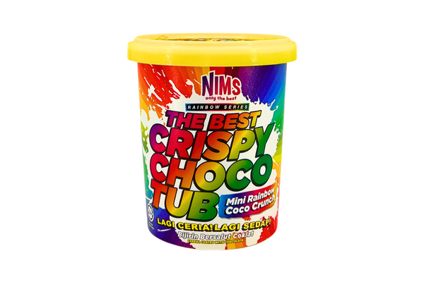 Nims Crispy Choco Tub Mini Rainbow 250g
