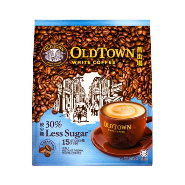 Old Town 3-in-1 Instant White Coffee Less Sugar 13 X 31.6g