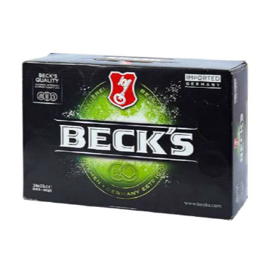Beck's Pilsner (Can) alc. 5.0% 24-Pack X 330ml