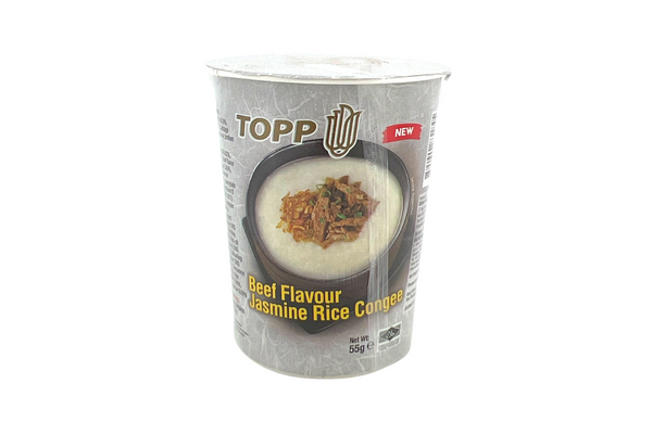 Topp Cup Instant Congee Beef 55g