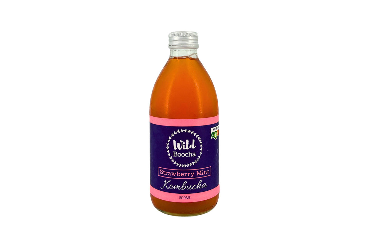 Wild Boocha Kombucha Strawberry Mint 300ml – uMart Singapore