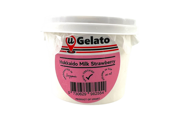 uGelato Hokkaido Milk Strawberry 100ml