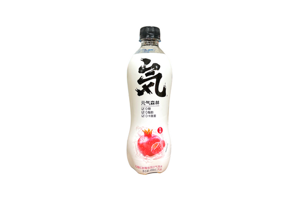 Genki Forest Sparkling Water Pomegranate 480ml