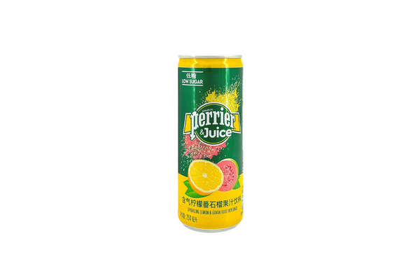 Perrier & Juice Sparkling Lemon & Guava 250ml