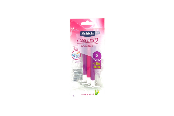 Schick Exacta 2 Razors For Women 3 Pieces