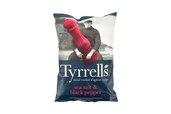 Tyrrell's Potato Chips Sea Salt & Black Pepper 40g